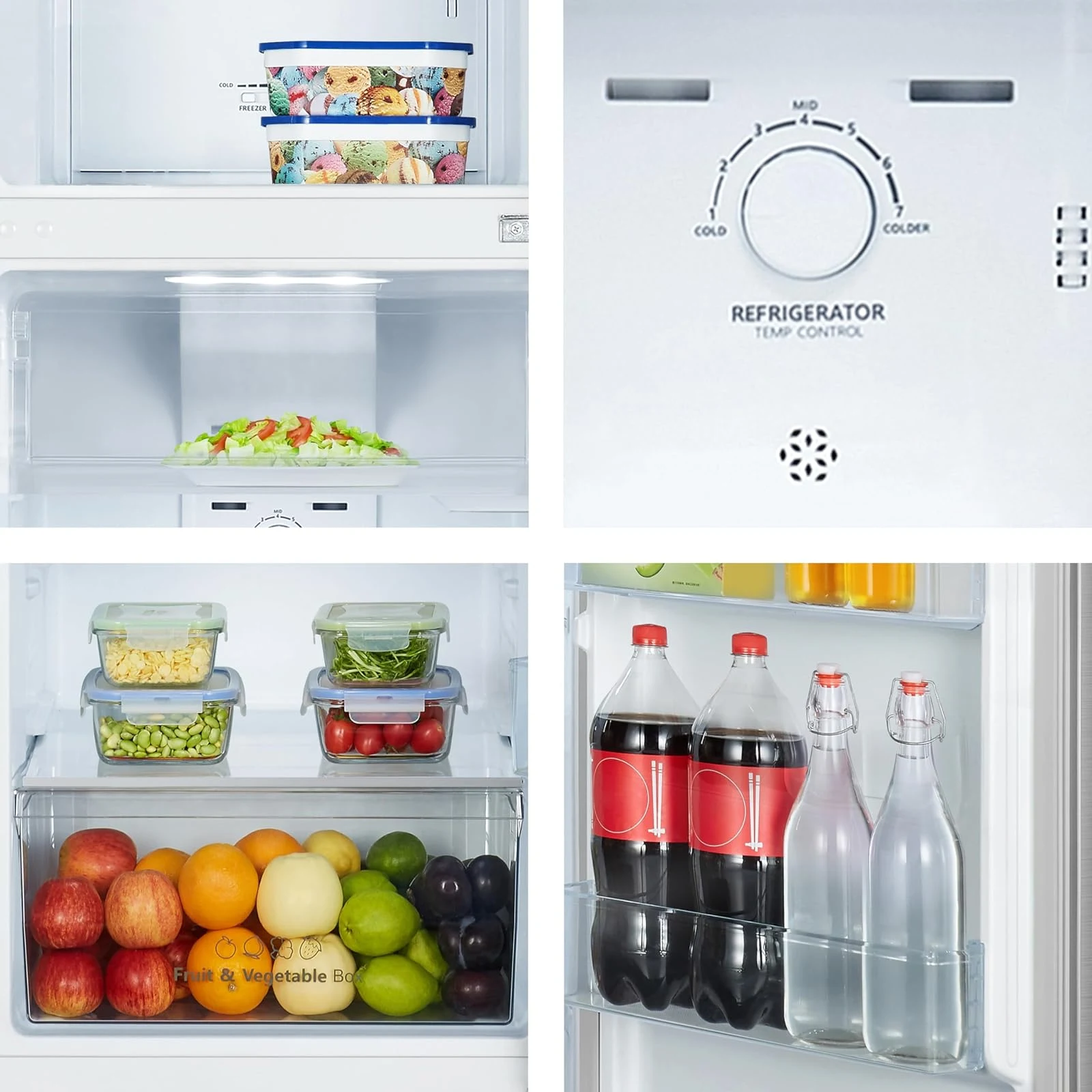 Hisense Frigorifero sottobase RT327N4AWE Frigorifero Doppia Porta a libera installazione Total No Fr