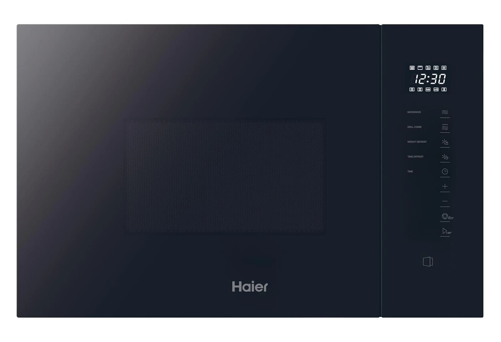 Haier Microonde incasso 2&4 H38FMWID4ID27N Serie Microonde integrabile con grill, 20 L, Potenza 1450 W, Potenza Grill 1000 W, 8 livelli di potenza, 6 funzioni, interfaccia touch, 8 Automenus, Blocco sicu