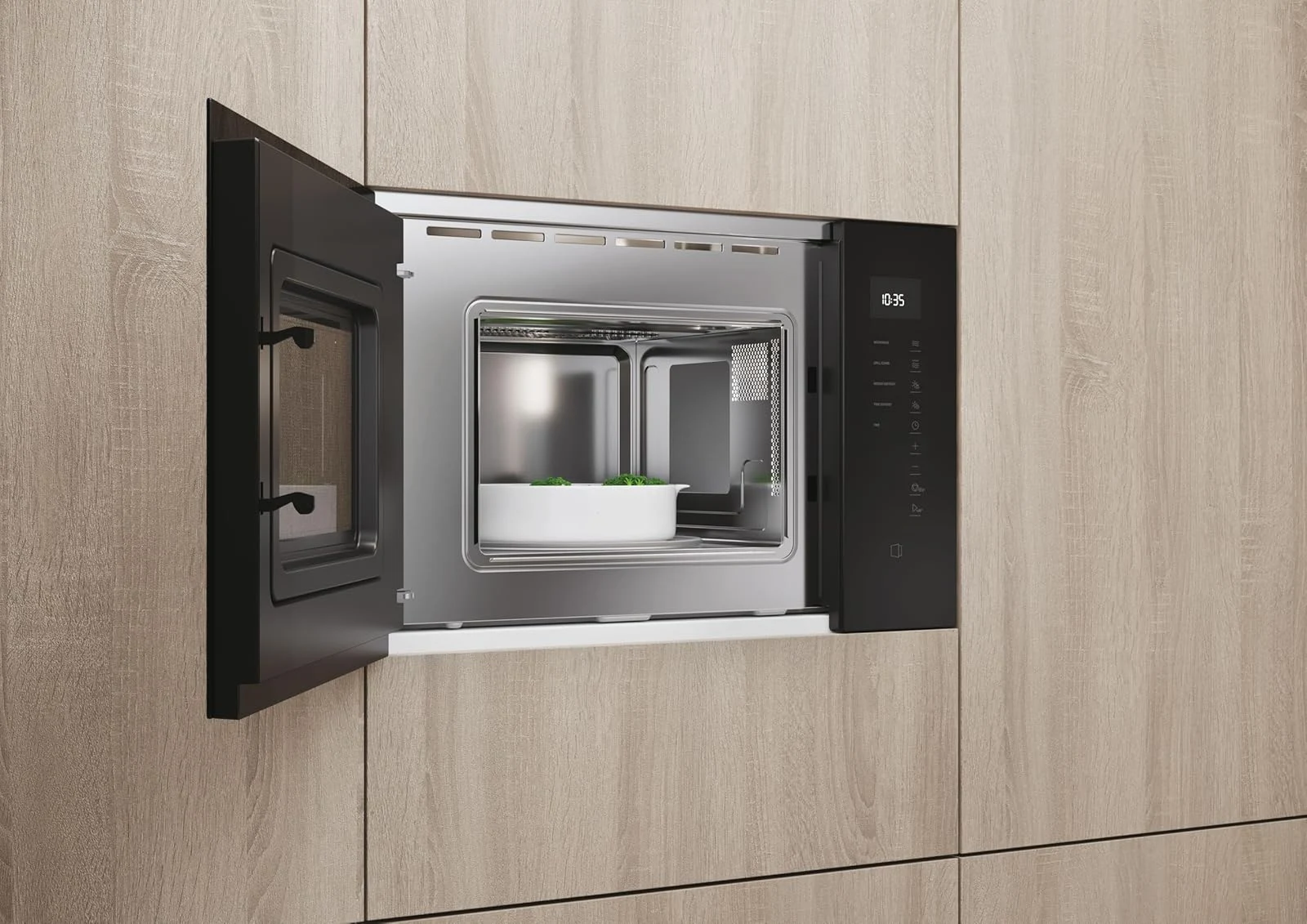 Haier Microonde incasso 2&4 H38FMWID4ID27N Serie Microonde integrabile con grill, 20 L, Potenza