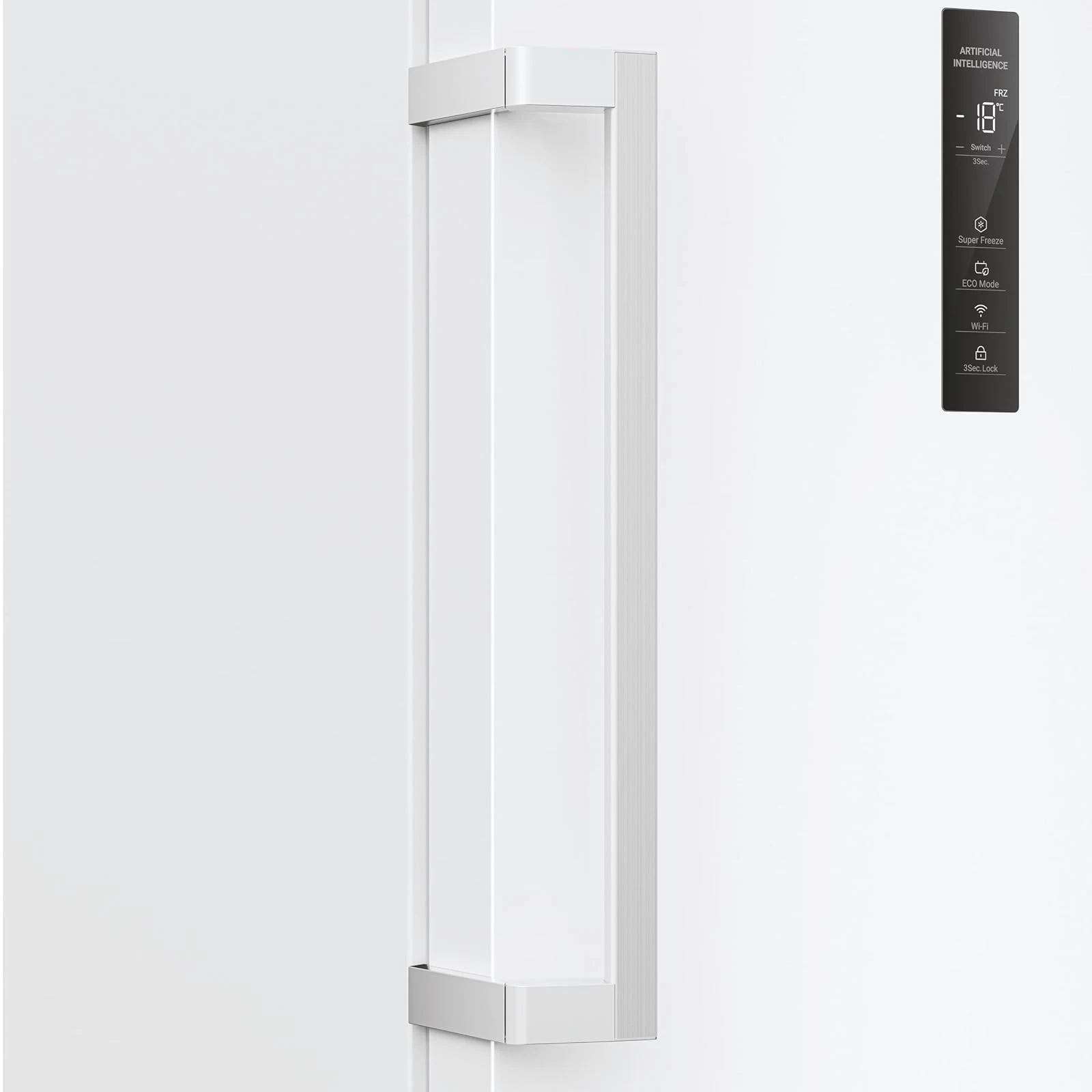 Haier Congelatore incasso H4F226WEH1 Up 60 Series 3 Congelatore Verticale 226L No Frost, Classe E, C
