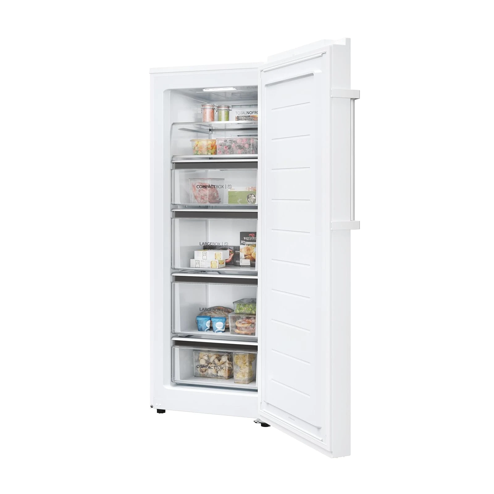 Haier Congelatore incasso H4F226WEH1 Up 60 Series 3 Congelatore Verticale 226L No Frost, Classe E, C