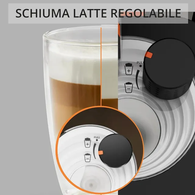 Krups Macchina caffè EA912E Sensation Milk M50, Macchina Caffè Chicchi con Touch Screen Intuitivo, T