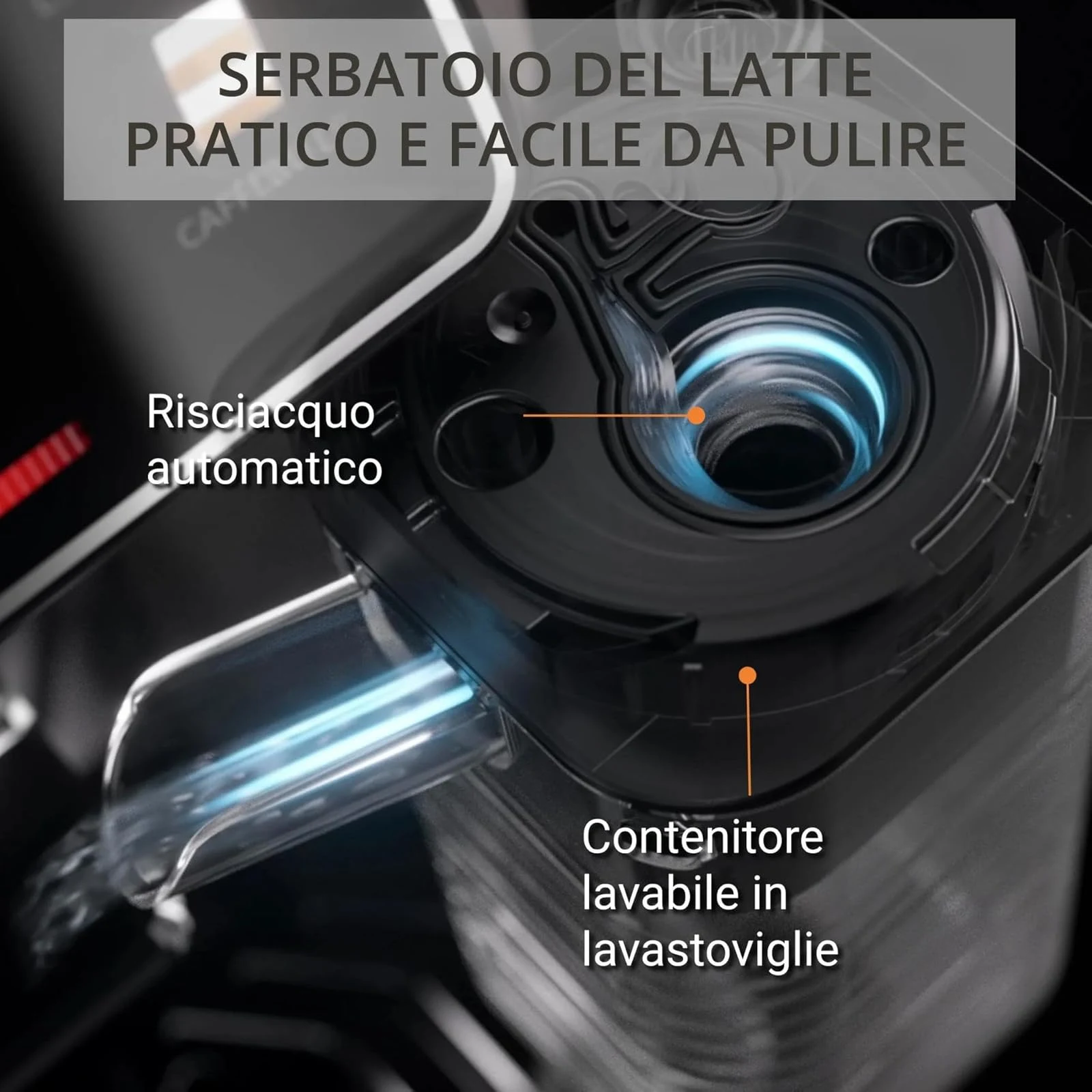 Krups Macchina caffè EA912E Sensation Milk M50, Macchina Caffè Chicchi con Touch Screen Intuitivo, T