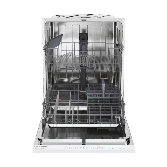Candy Lavastoviglie 3E53E0W Rapidò CI - Lavastoviglie integrata, 60 cm, 13 servizi, digitale, 53 dB,