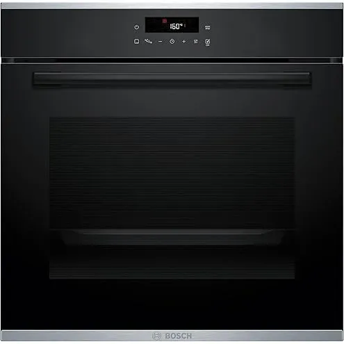 Bosch Forno incasso HQA574BB3 Serie 4, Forno con vapore da incasso, Pirolisi: pulizia del forno senz