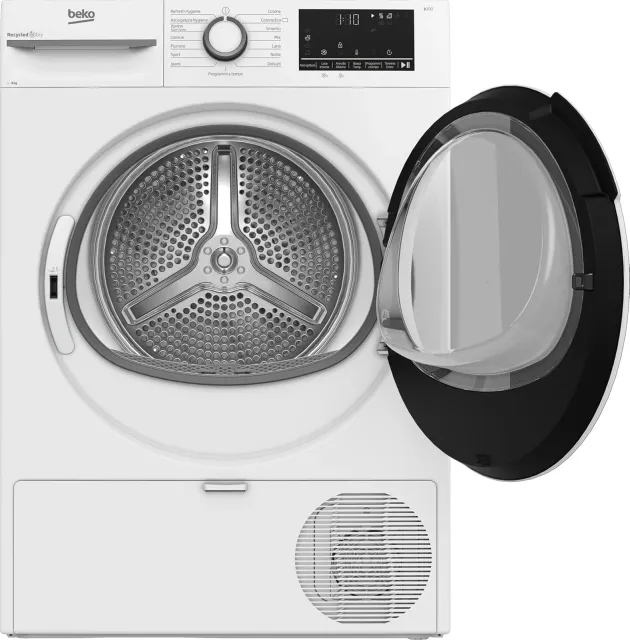 Beko Asciugatrice incasso BMT491WI Asciugatrice Capacità 9 Kg Motore Inverter Classe Energetica A+++