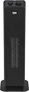 Beko Ventilatore RHP6320B Termoventilatore a torre , Potenza 2000W, Tecnologia ceramica, 4 modalità, protezione da surriscaldamento