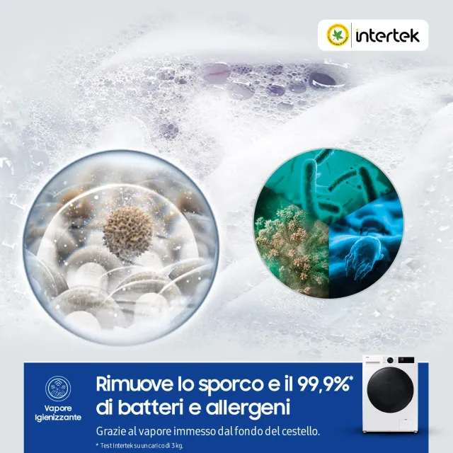 Samsung Lavasciuga incasso WD90DG5G34BE 9+5 Lavasciuga Crystal Clean Slim WD90DG5G34BE, 9+5 kg, Wifi