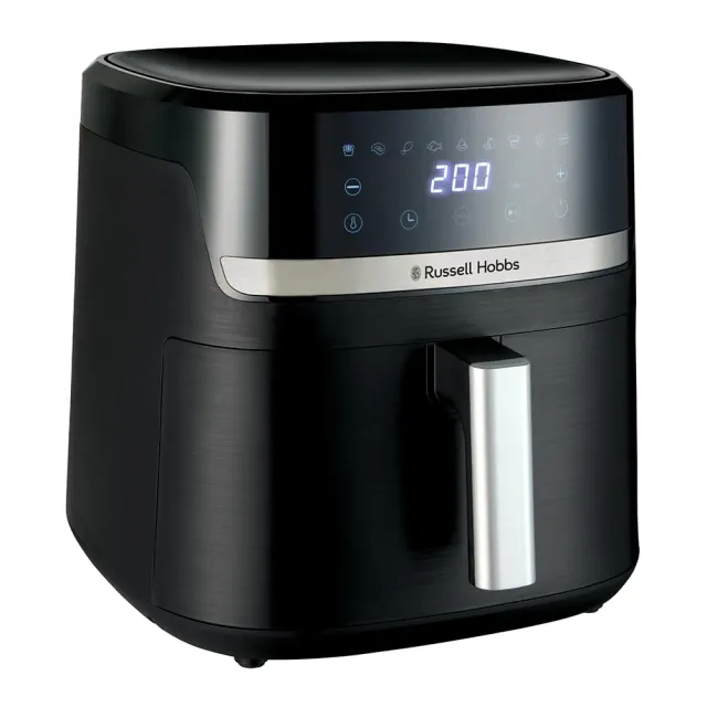 Russell Hobbs Friggitrice ad aria XXL 8,3L Friggitrice ad Aria , Rapida (Compatta,Silenziosa, Pizza 26 cm) Satisfry (9 Programmi, Lavastoviglie, senza Olio,Touchscreen,Arrostire, Panificare, Grigliare) 2