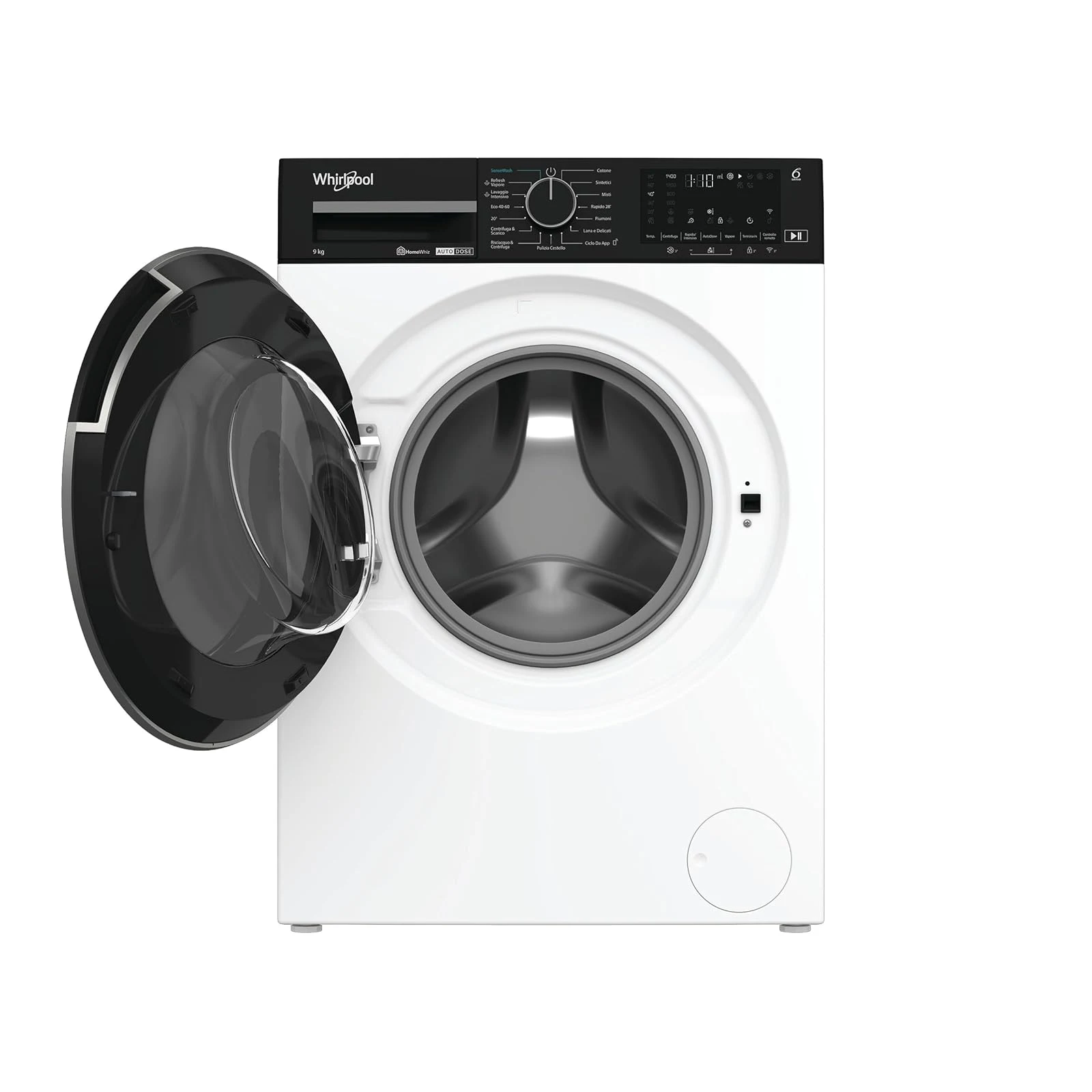 Whirlpool Lavatrice slim WPM 97W ADS IT – Lavatrice 9 Kg, Carica Frontale, Libera Installazione, 140