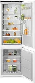 Electrolux Frigorifero incasso combinato LNT6ME18S0 Serie 600 Frigorifero Combinato da Incasso, , 249 Litri, TwinTech Total No Frost, MultiFlow, Compressore Inverter Silenzioso, 1780x560x550, Class E, Allarme Por