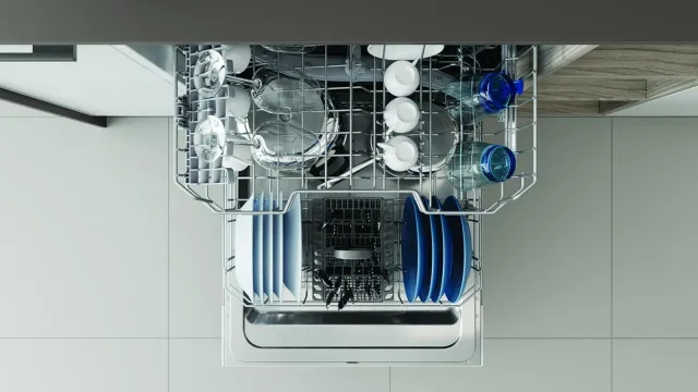 Indesit Lavastoviglie integrata parziale IN2IE14CNP80 Lavastoviglie A Scomparsa Totale, 60 Cm, 49 dB