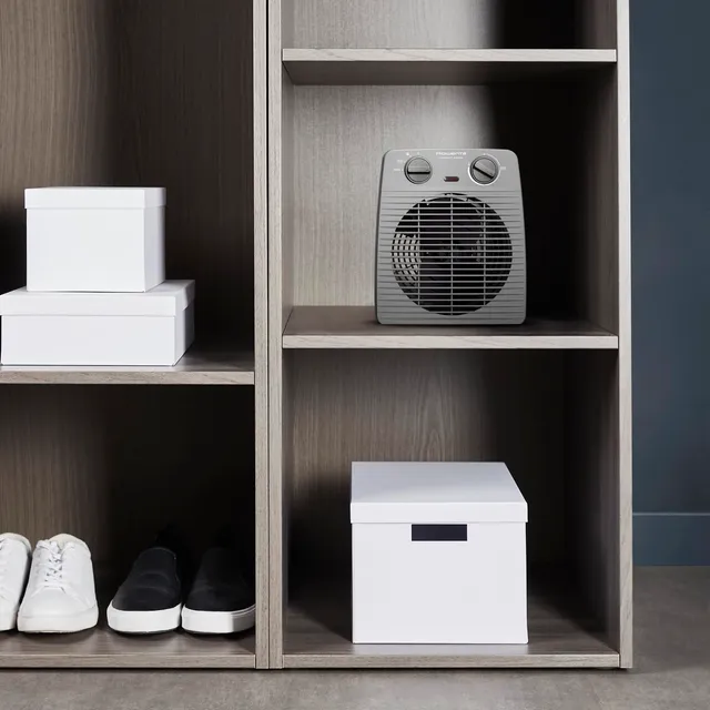 Rowenta Stufa elettrica SO2212 Compact Power, Termoventilatore Compatto per Piccoli Spazi, Ventilazi