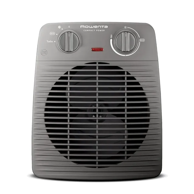Rowenta Stufa elettrica SO2212 Compact Power, Termoventilatore Compatto per Piccoli Spazi, Ventilazi