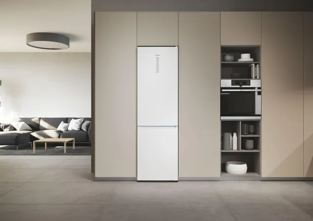 Haier Frigorifero doppia porta 2D 60 Serie 3 Frigorifero Combinato 377L (258L Frigo + 119L Freezer),