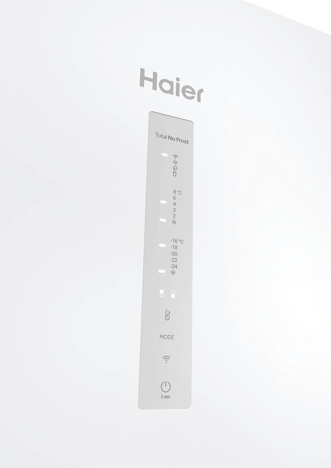 Haier Frigorifero doppia porta 2D 60 Serie 3 Frigorifero Combinato 377L (258L Frigo + 119L Freezer),