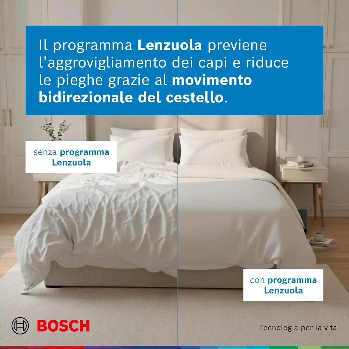 Bosch Asciugatrice incasso WQG243C0II Serie 6 Asciugatrice a pompa di calore, 9 kg, Classe energetic