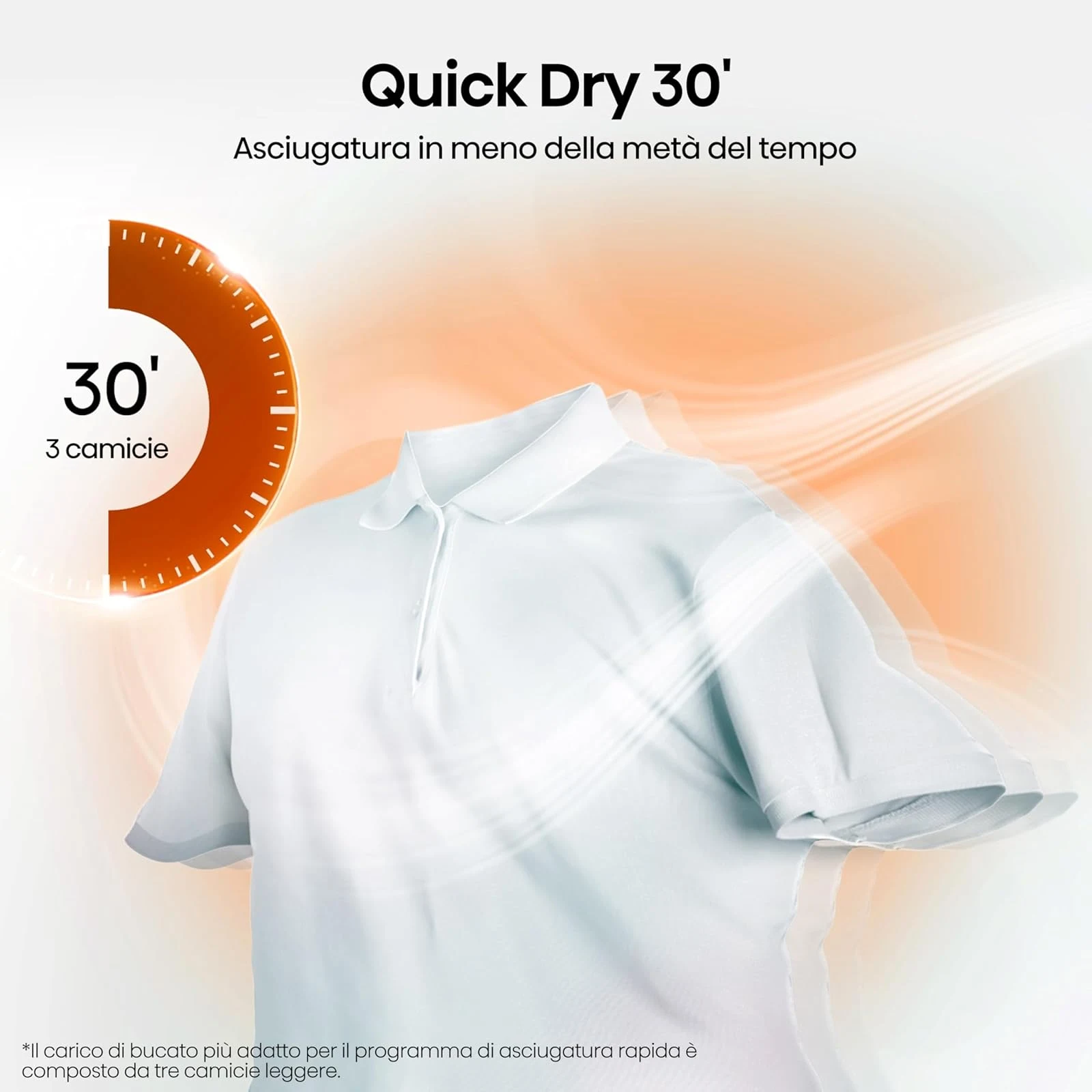 Hisense Asciugatrice DHQE900UWDC Asciugatrice A Pompa Di Calore, 9 Kg, D, Bianco, Big Display, 15 pr