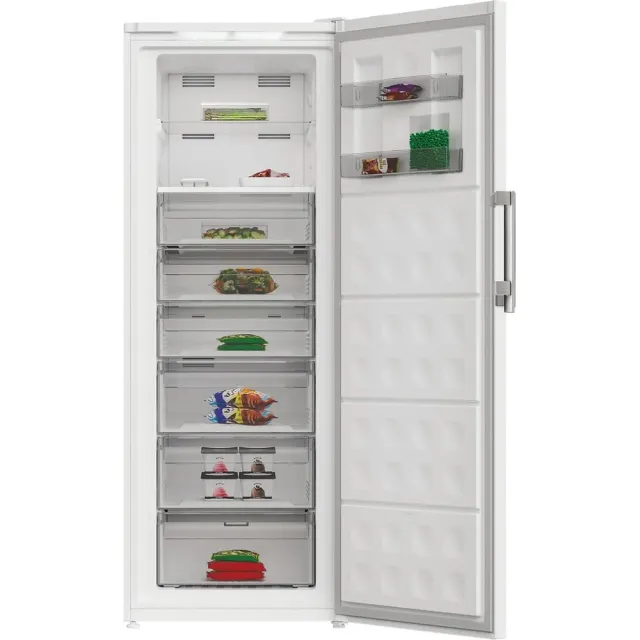 Whirlpool Congelatore incasso WHFF 6403 W4E Congelatore verticale a libera installazione, No frost, 