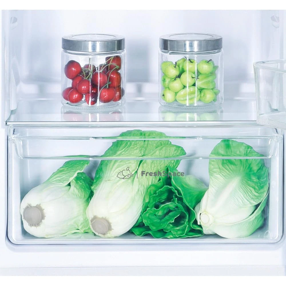 Indesit Frigorifero incasso side by side 2040 E D - Frigorifero Combinato Doppia Porta 205L, Frigori