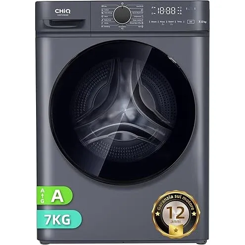 Midea Lavasciuga incasso 8kg + Set Lavatrice Slim Frigocongelatore 204L, Classe A con LED