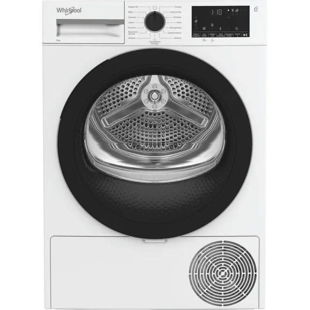 Whirlpool Lavasciuga 83M WBS IT C WD , Capacità 8kg, classe D, colore White, Display digitale XL