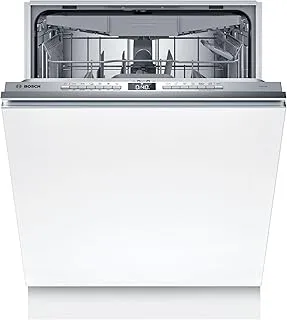 Bosch Lavastoviglie integrata totale SMV4HVX14E Serie 4, Lavastoviglie Smart da incasso a scomparsa totale, 14 coperti, Cestelli personalizzabili, Motore EcoSilence Drive, 60 cm.