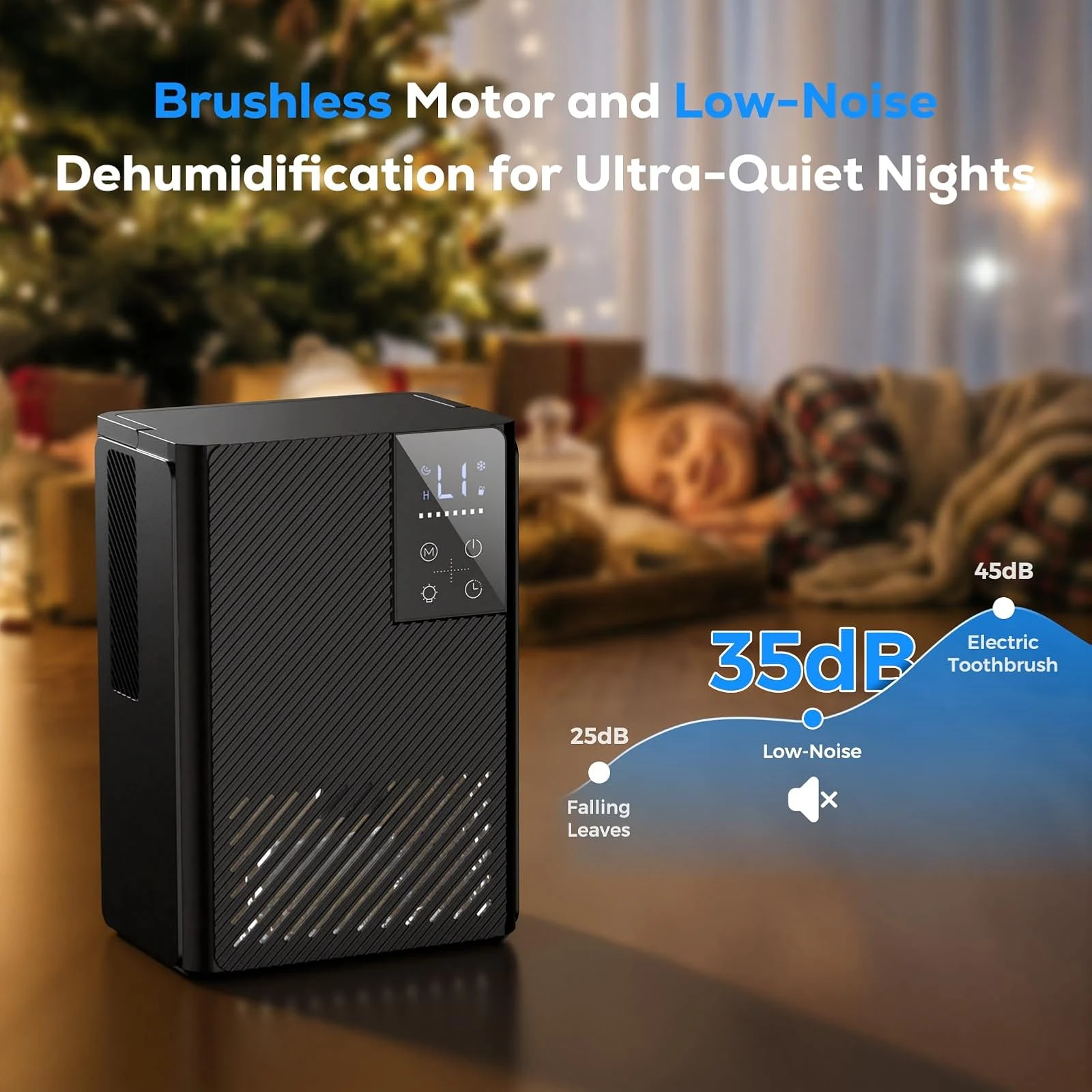 Deumidificatore 2500ML Deumidificatore Ambiente Casa Muffa, Deumidificatore Silenzioso Deumidificato