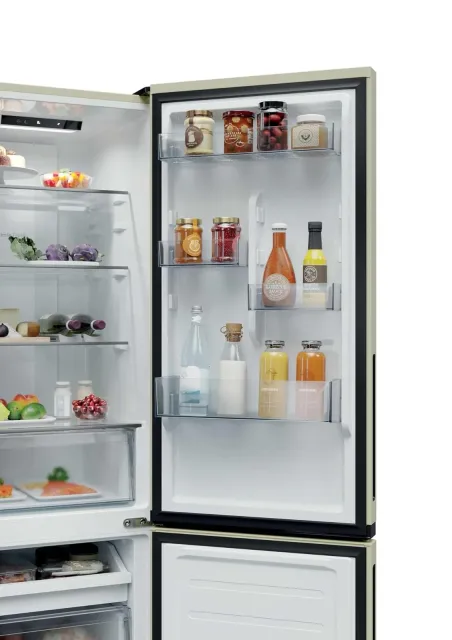 Candy Frigorifero french door CNCQ2T518EC Frigorifero Combinato No Frost, 279 Litri, Crema, Classe e