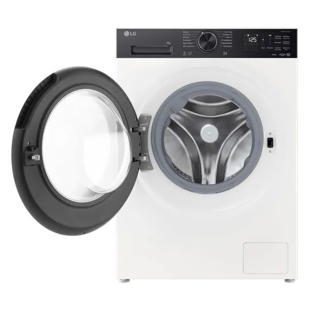 LG Lavatrice carica alto F2NX50S9THB Lavatrice Slim 9 kg Next AI DD, Classe A -30%, 1200 Giri, Progr