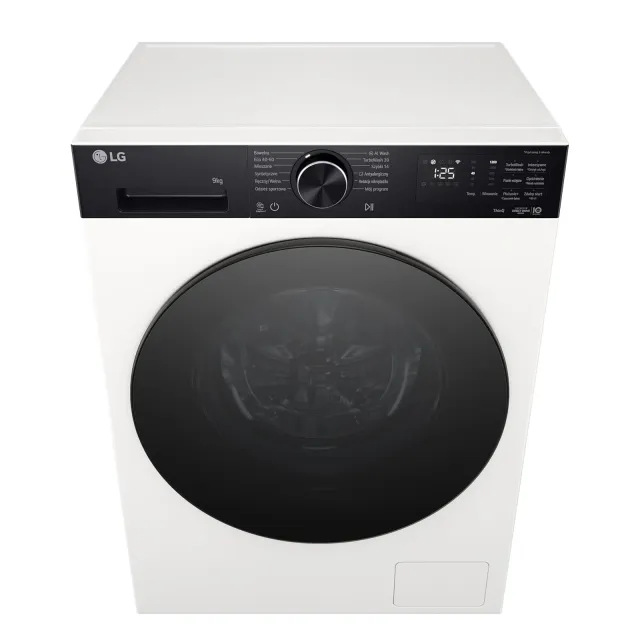 LG Lavatrice carica alto F2NX50S9THB Lavatrice Slim 9 kg Next AI DD, Classe A -30%, 1200 Giri, Progr