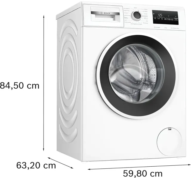 Bosch Lavatrice carica frontale WAN28219IT Serie 4 Lavatrice a carica frontale 9 kg, 1400 giri, Clas