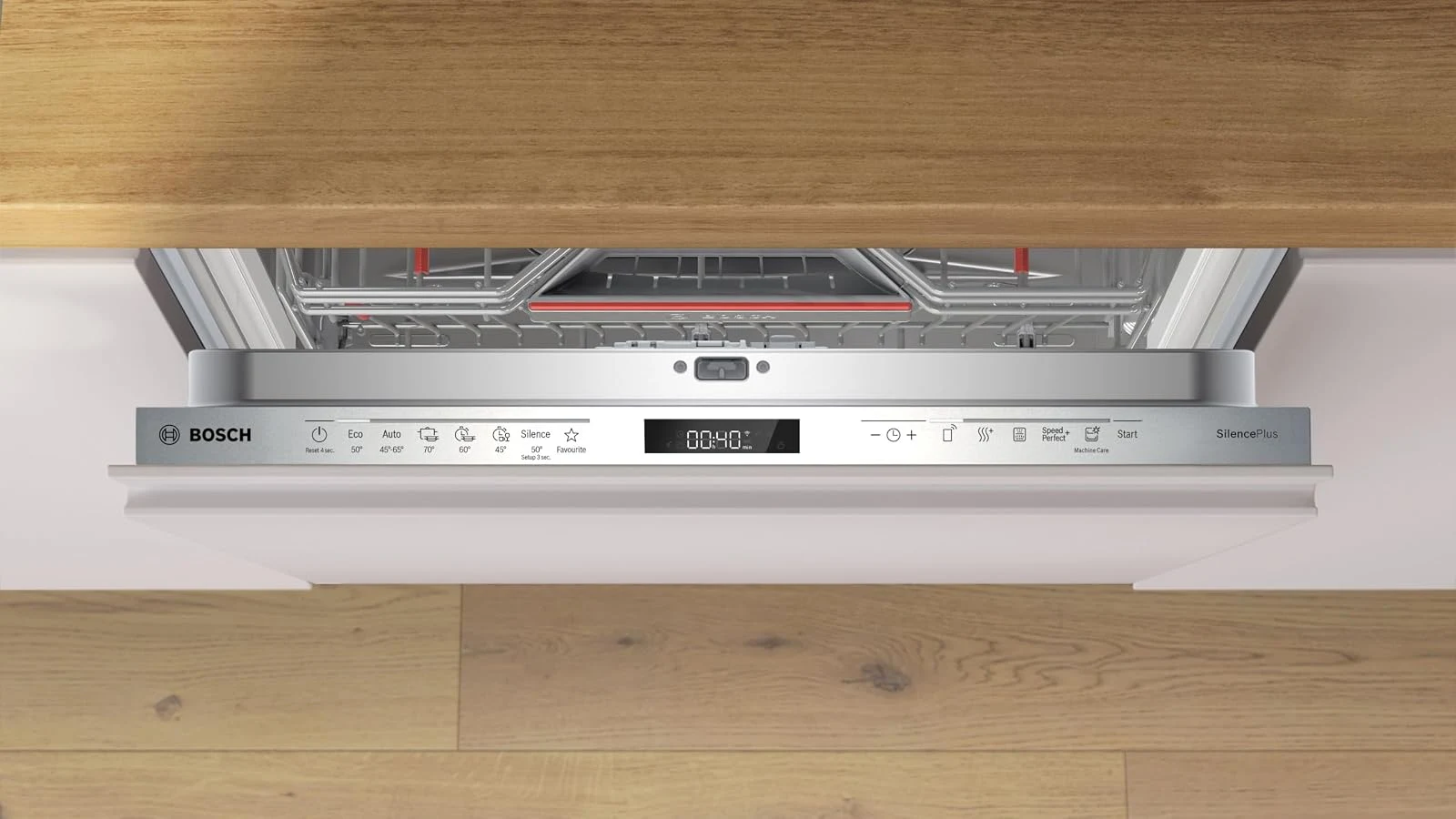 Bosch Lavastoviglie integrata parziale SMV6ECX20E Serie 6 Lavastoviglie incasso a scomparsa totale C