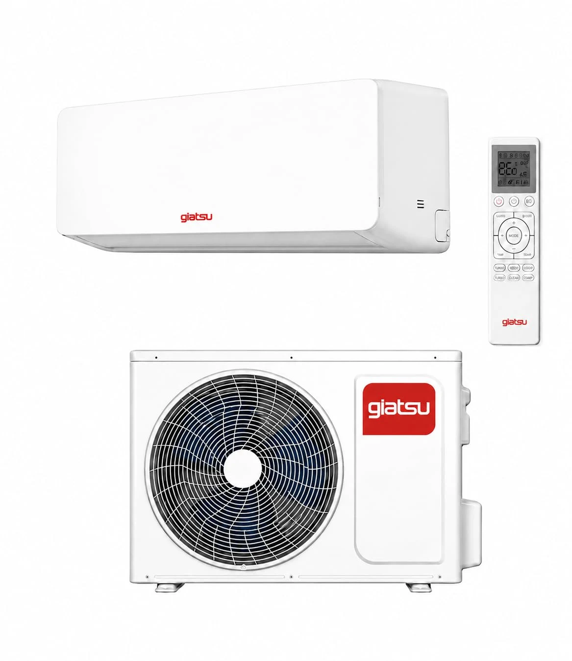Condizionatore Climatizzatore triple split 12000 BTU Inverter – Climatizzatore Silenzioso Caldo/Freddo ad Alta Efficienza