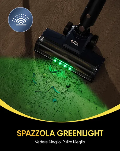 Vexilar Aspirapolvere cordless 58000Pa/ 50Min Aspirapolvere Senza Fili Aspirapolvere Lavapavimenti P